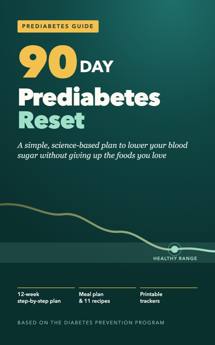 The 90-Day Prediabetes Reset ebook cover